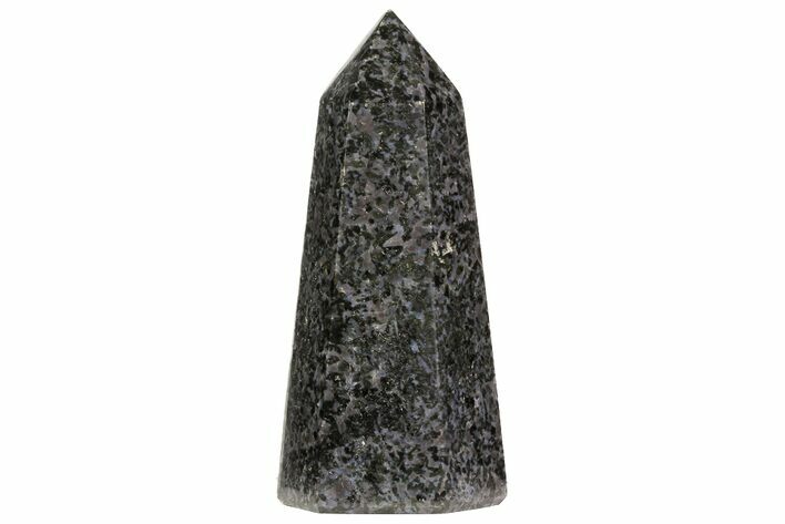 Polished, Indigo Gabbro Obelisk - Madagascar #74358